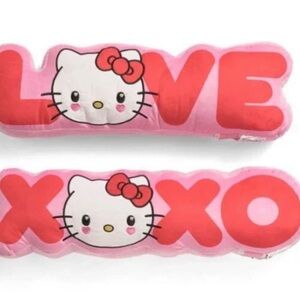 Hello Kitty Love & XOXO Plush Pillow Set - 2 Pack (24" Each)